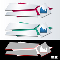 Fototapeta premium Banners Element