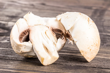 Cut mushroom