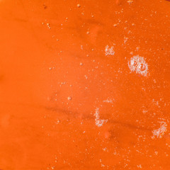 Foam on the surface of the honey