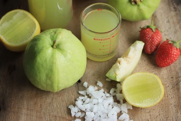 fresh guava fruit juice