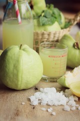 fresh guava fruit juice
