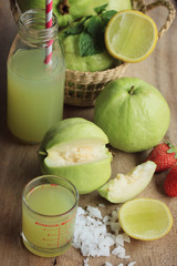 fresh guava fruit juice