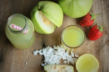 fresh guava fruit juice