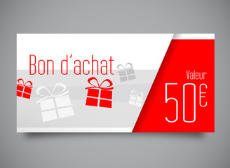 Bon d'achat de 50 euros