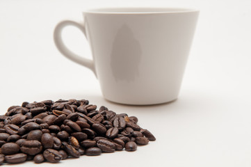 White coffee cup