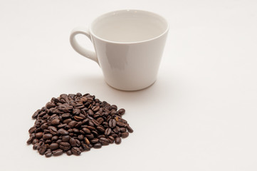 White coffee cup