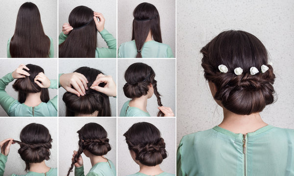 Simple hairdo self tutorial
