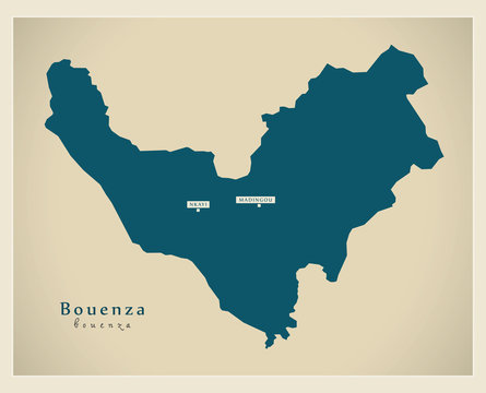 Modern Map - Bouenza CG