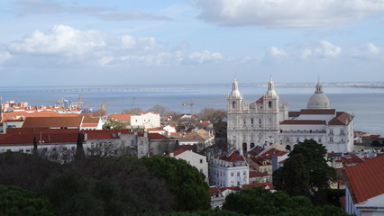 Blick auf den Tejo in Lissabon