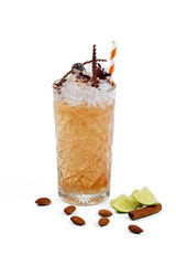 cocktail on white background