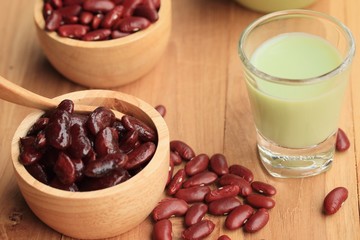 soybean milk red beans