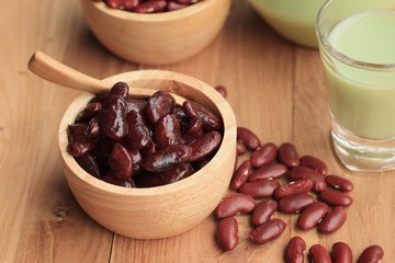 soybean milk red beans
