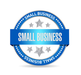 small business seal sign concept