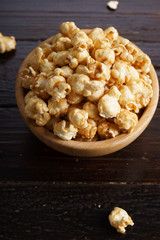 caramel popcorn.