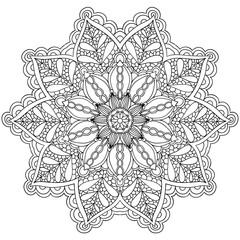 Mandala. Round Ornament