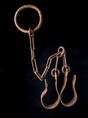 Old rusty irons