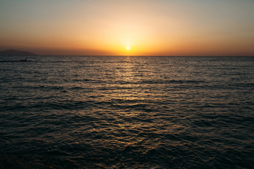 Sunrise over the sea