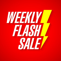 Weekly Flash Sale, deal of the day banner 