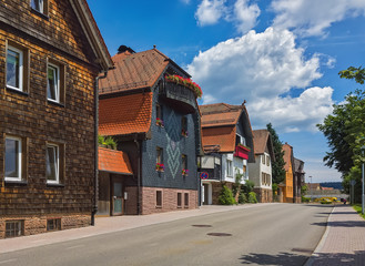 .Summer day in the German town of Freudenstadt.