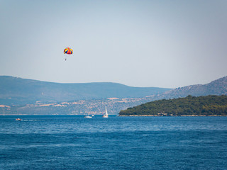 sail boats in a greek island