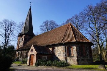 Fototapeta na wymiar Kirche in Rahlstedt
