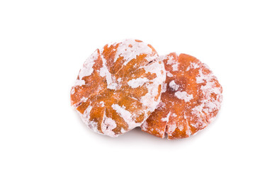 Dried sweetened tangerine, an common ingredient with multiple benefits in traditional Chinese medicine