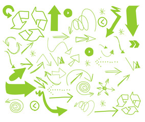 Arrow Freehand Vector