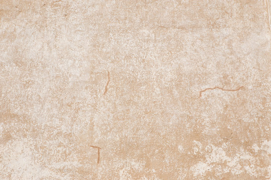 Aged Grunge Dirty Tan Brown Concrete Texture Wall Background