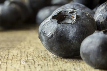 Macro Blueberries