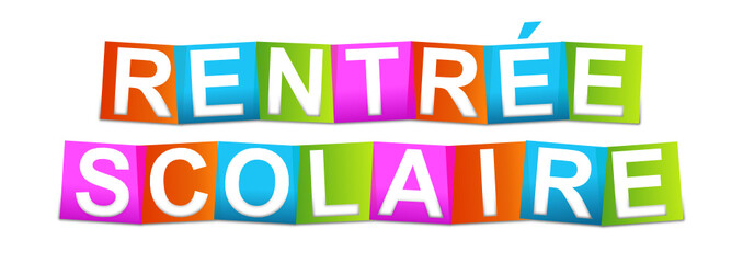 rentrée scolaire couleurs