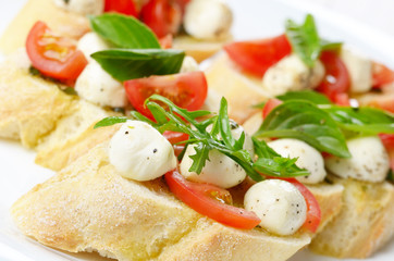 Caprese sandwiches