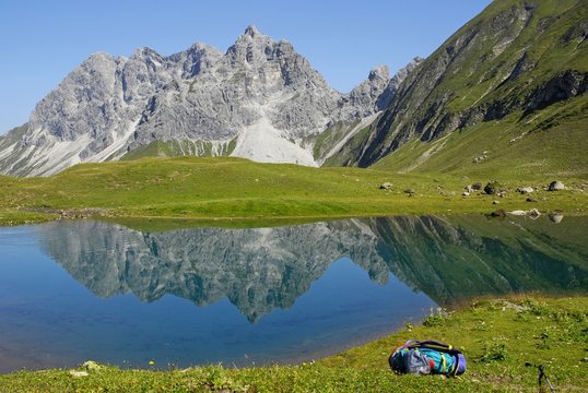 Kleiner Wilder 2306m im Spiegel des Eissee