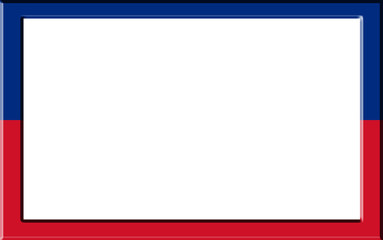 Frame striped Liechtenstein flag