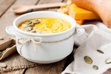 Pumpkin cream soup