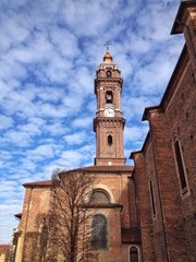 Fototapeta premium campanile della cattedrale di Saluzzo