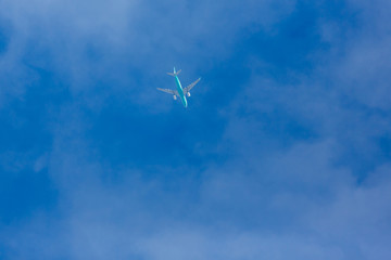 Airplane in the sky
