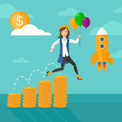 Successful business start up.