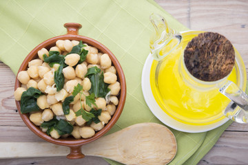 Ingredients for cooking torrijas
