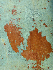 The surface of rusty metal