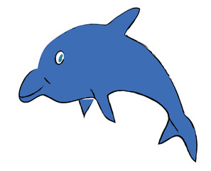 dolphin drawing