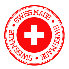 Swiss made stamp