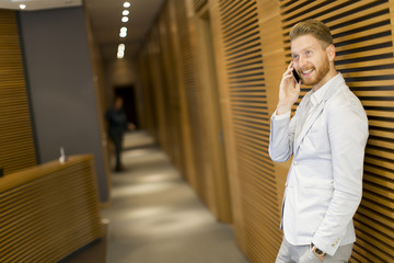 Fototapeta premium Young man in the office