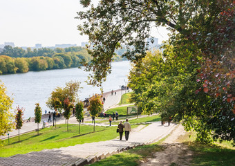 The descent to the river. Museum-Reserve "Kolomenskoye". Moscow.
