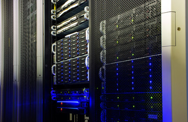 supercomputer disk storage in data center