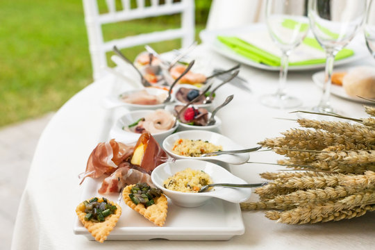 assortment Appetizers and finger food