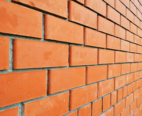 Obraz premium Fragment muru z cegły