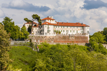 Naklejka na ściany i meble Castle Masino; Piedmont; Italy; Turin,