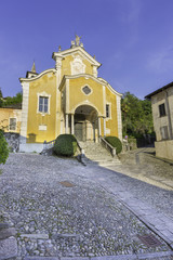  Lake Orta, Santa Maria Assunta church Piedmont, Italy