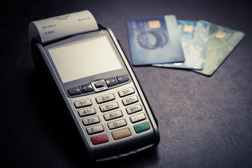 Obraz premium POS and credit cards