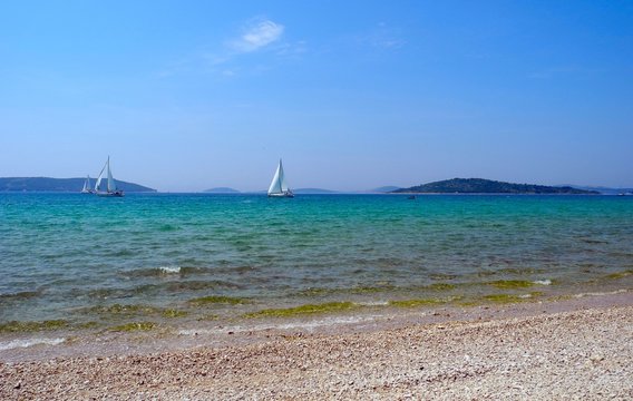 Fototapeta Sailing Holidays Croatia.